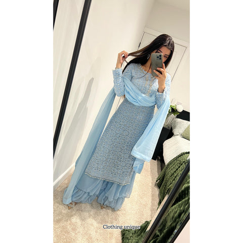 Keshi sky blue
